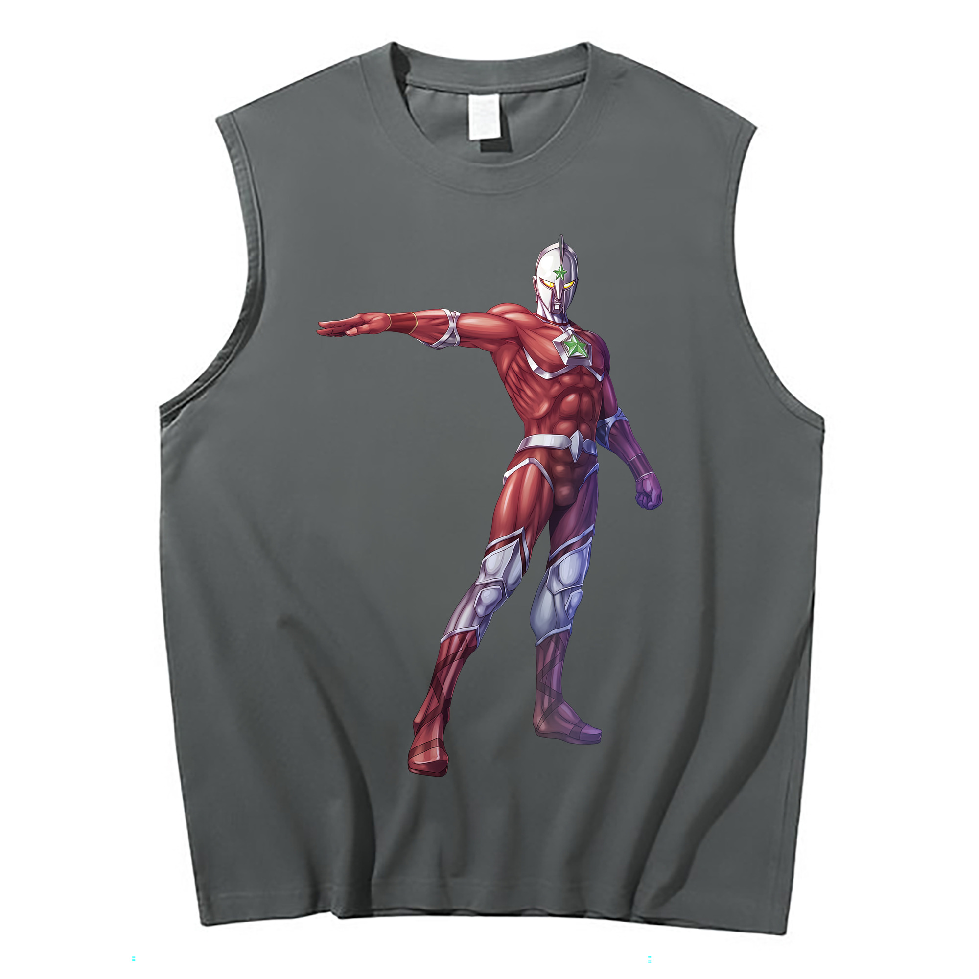 （画像用） ウルトラマン Ultraman コットン100％タンクトップ（フロントプリント）